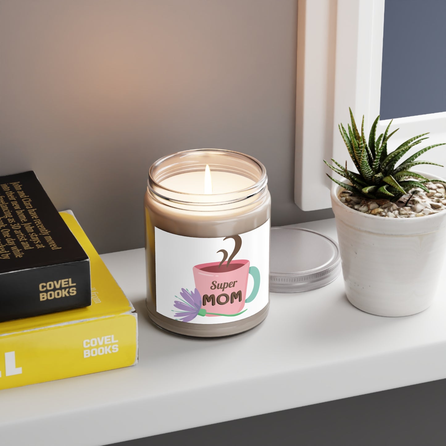 "Mom's Bliss: Luxurious Scented- Scented Candle