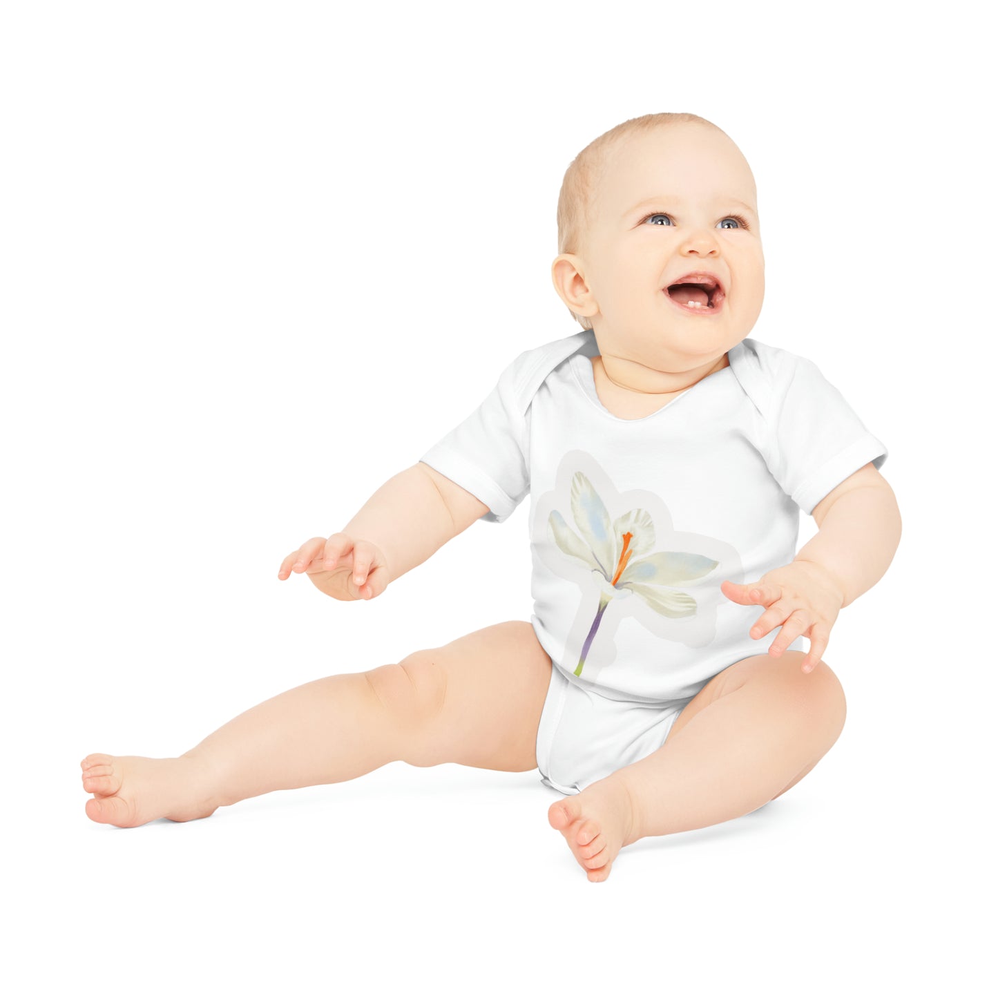 "Adorable Baby Organic Short Sleeve Bodysuit- Baby Organic Short Sleeve Bodysuit