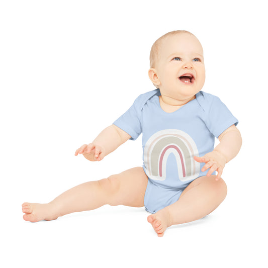 "Adorable Eco-Friendly Short Sleeve Bodys- Baby Organic Short Sleeve Bodysuit