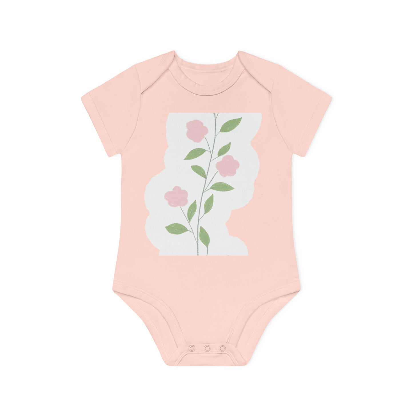 "Organic Cutie: Baby Short Sleeve Bod- Baby Organic Short Sleeve Bodysuit