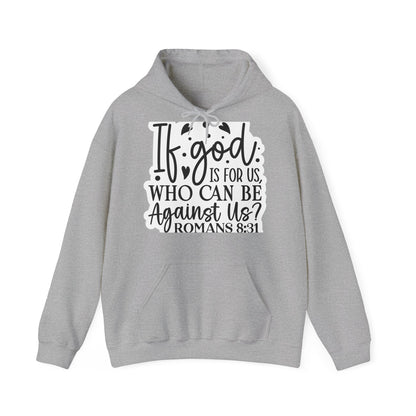 "Faith-Filled Comfort: Christian Quote Hood- Hoodie