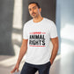 "I support animal rights" Vegan Vibes Tee - T-Shirt