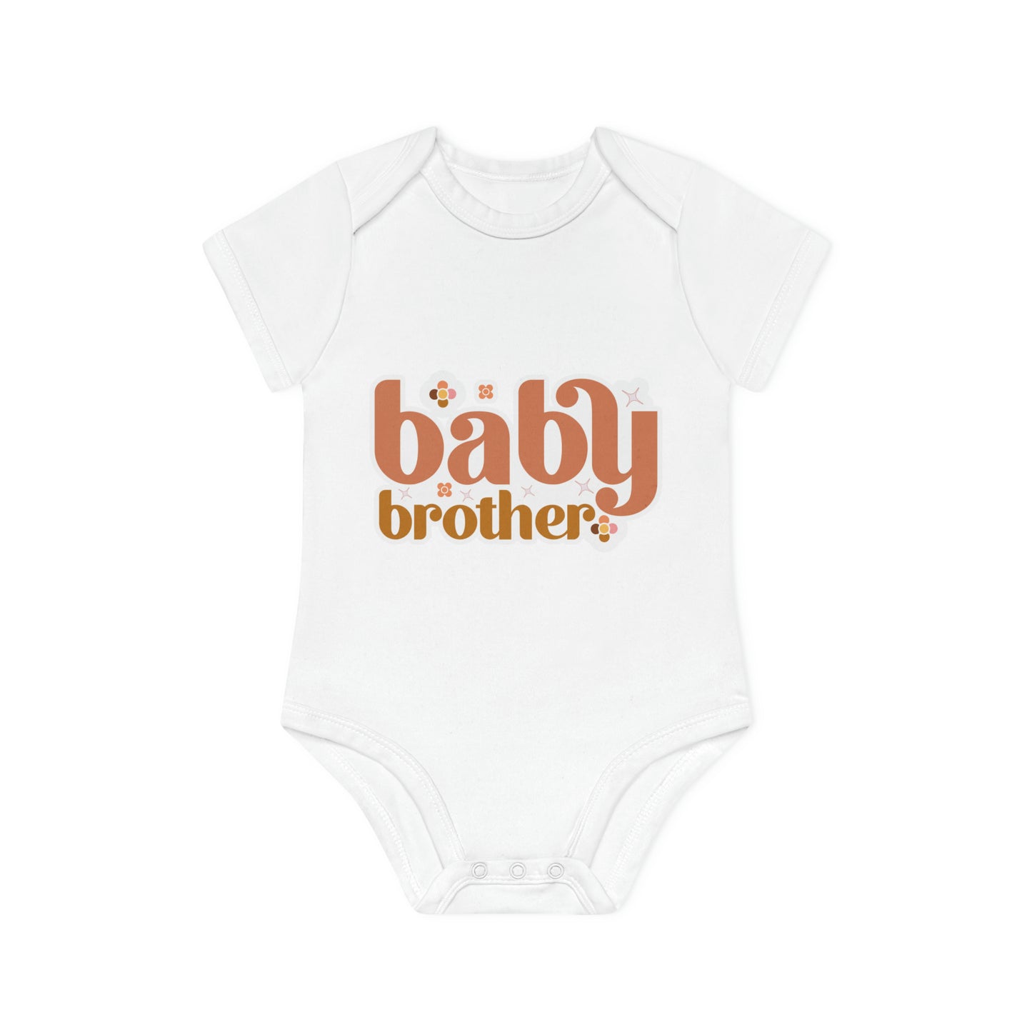 "Adorable Organic Baby Bodysuit: Perfect- Baby Organic Short Sleeve Bodysuit