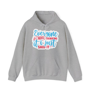 "Sarcastic Style: Funny Quote Hooded- Hoodie