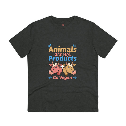 "Animals are not products, Go Vegan"- T-Shirt