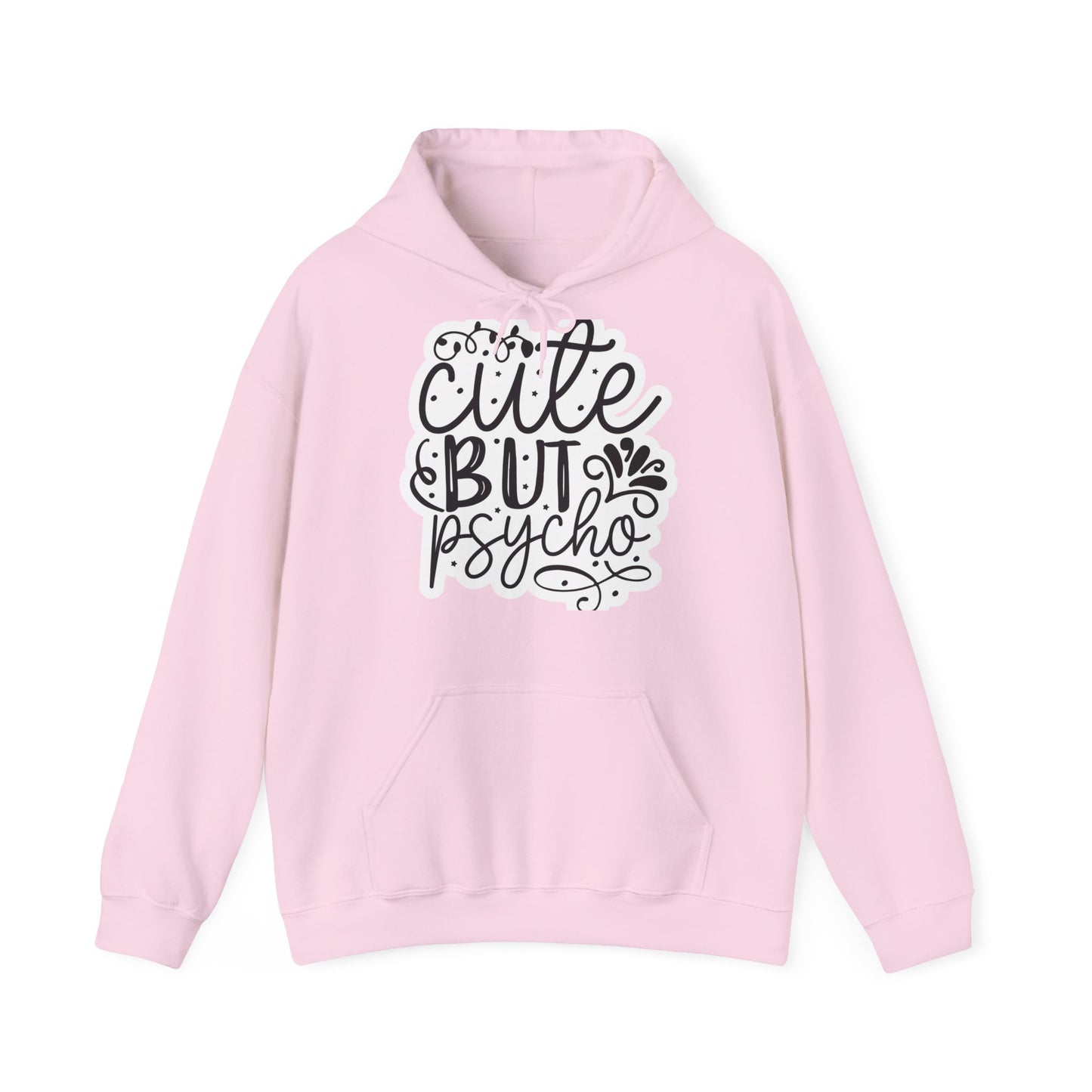 "Cute but Psycho" - Hooded Sweatshirt - Hoodie