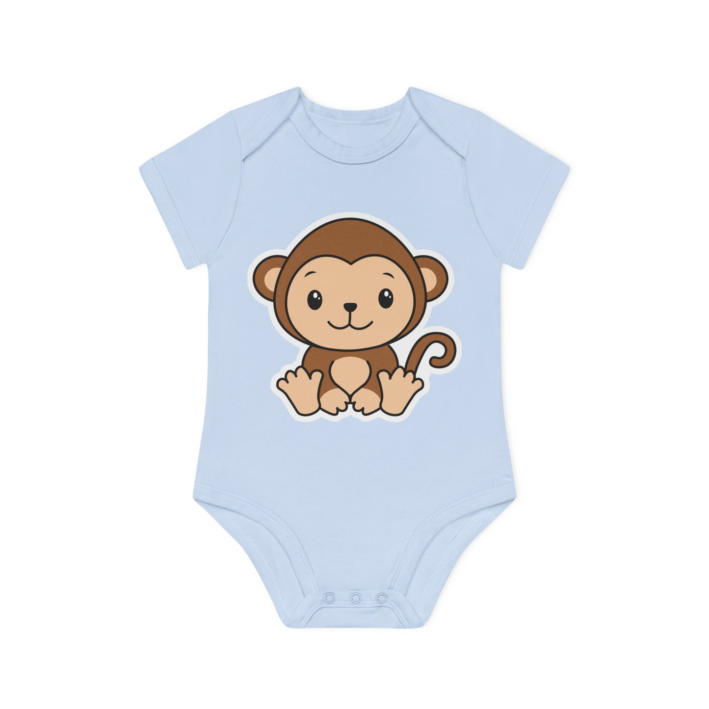 "Adorable Organic Short Sleeve Bodysuit for- Baby Organic Short Sleeve Bodysuit