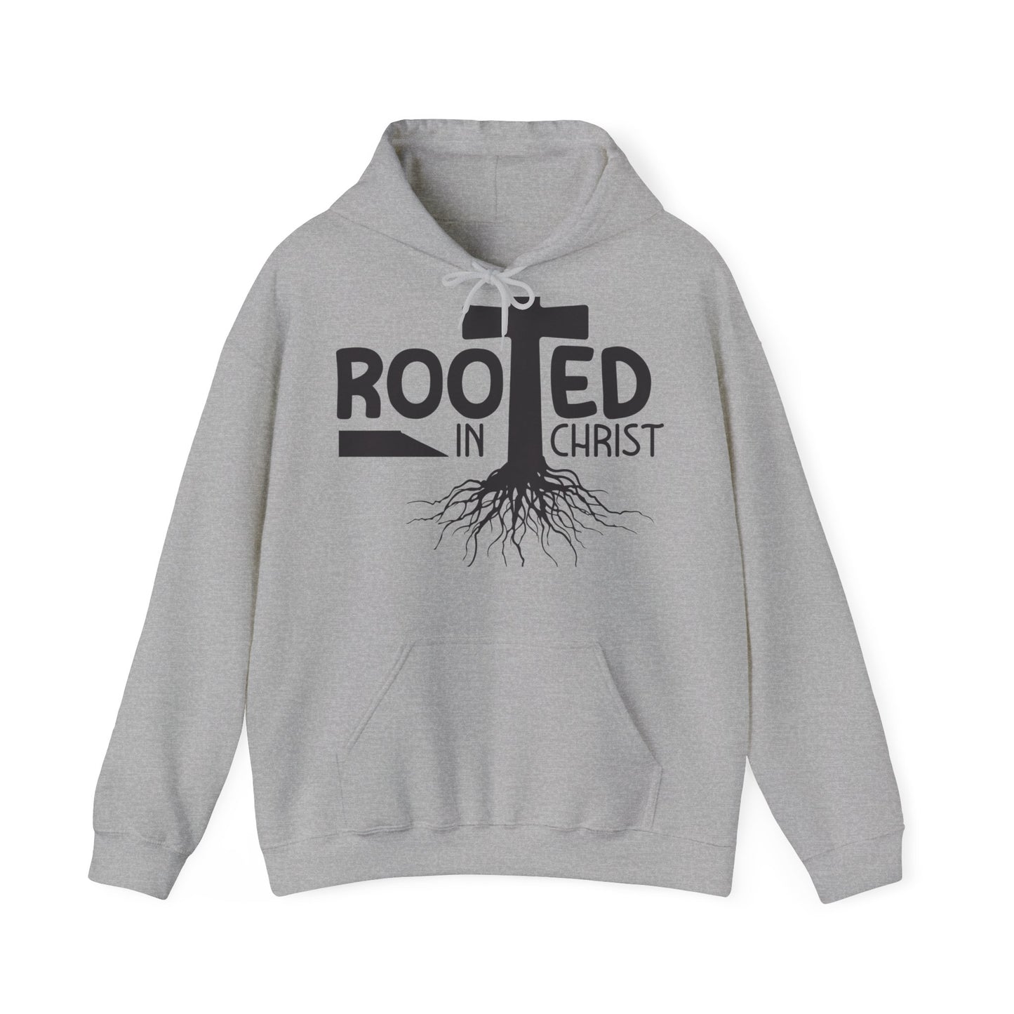 "Faith-Filled Comfort: Christian Quote Hood- Hoodie