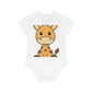 "Tiny Trendsetter: Organic Short Sleeve Bodys- Baby Organic Short Sleeve Bodysuit