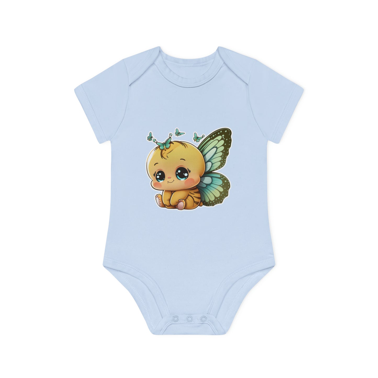 "Organic Cutie: Baby Short Sleeve Bod- Baby Organic Short Sleeve Bodysuit