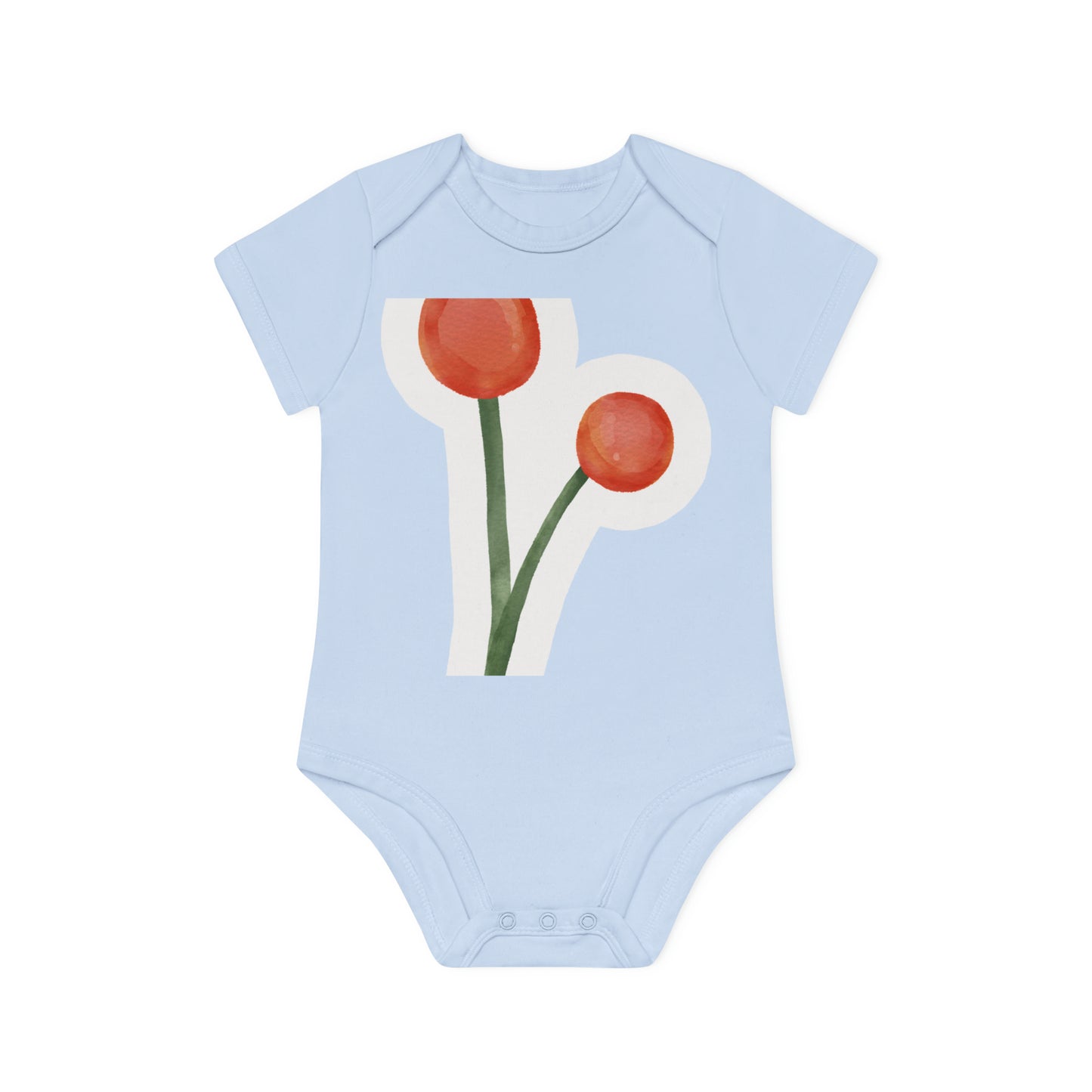 "Adorable Baby Organic Short Sleeve Bodysuit- Baby Organic Short Sleeve Bodysuit