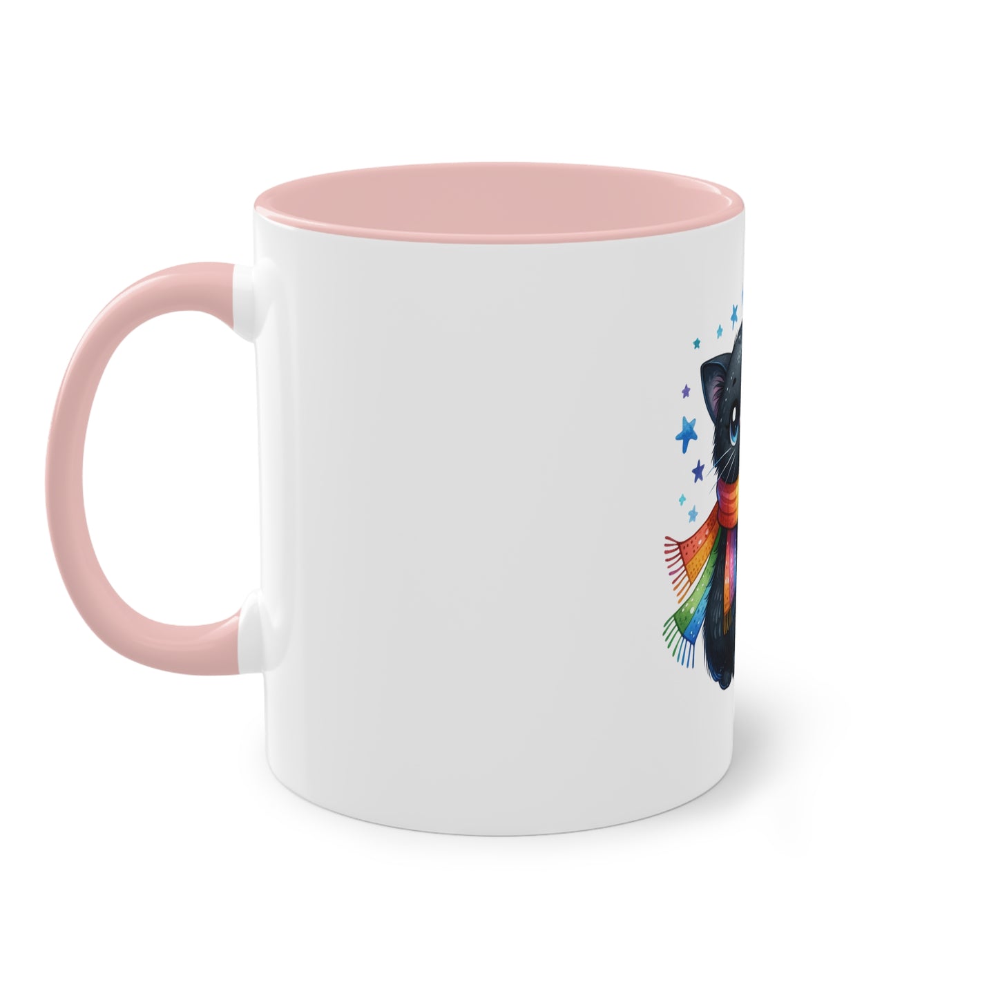 "Rainbow Pride Celebrate Love" - Two Tone Mug