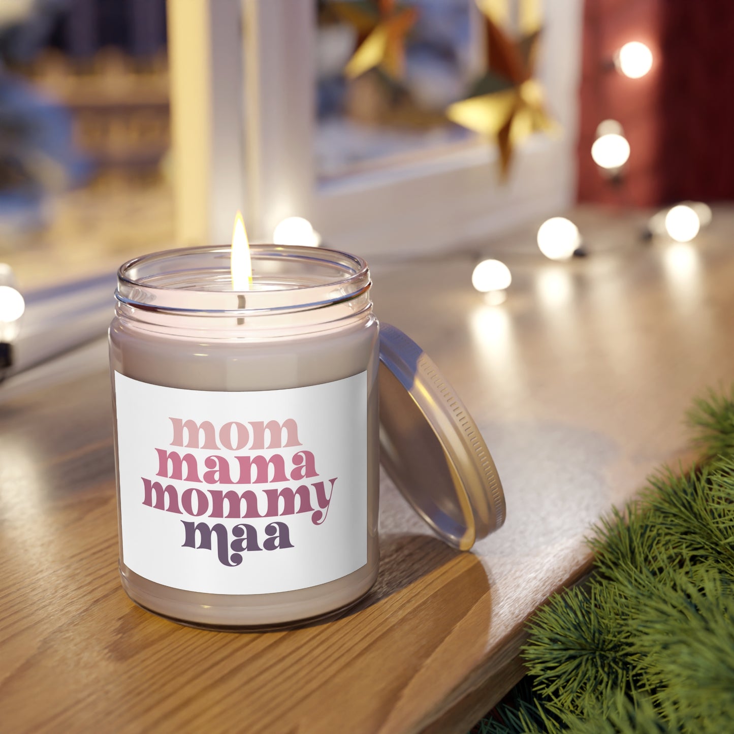 Mom, Mama, Mommy, Maa - Scented Candle