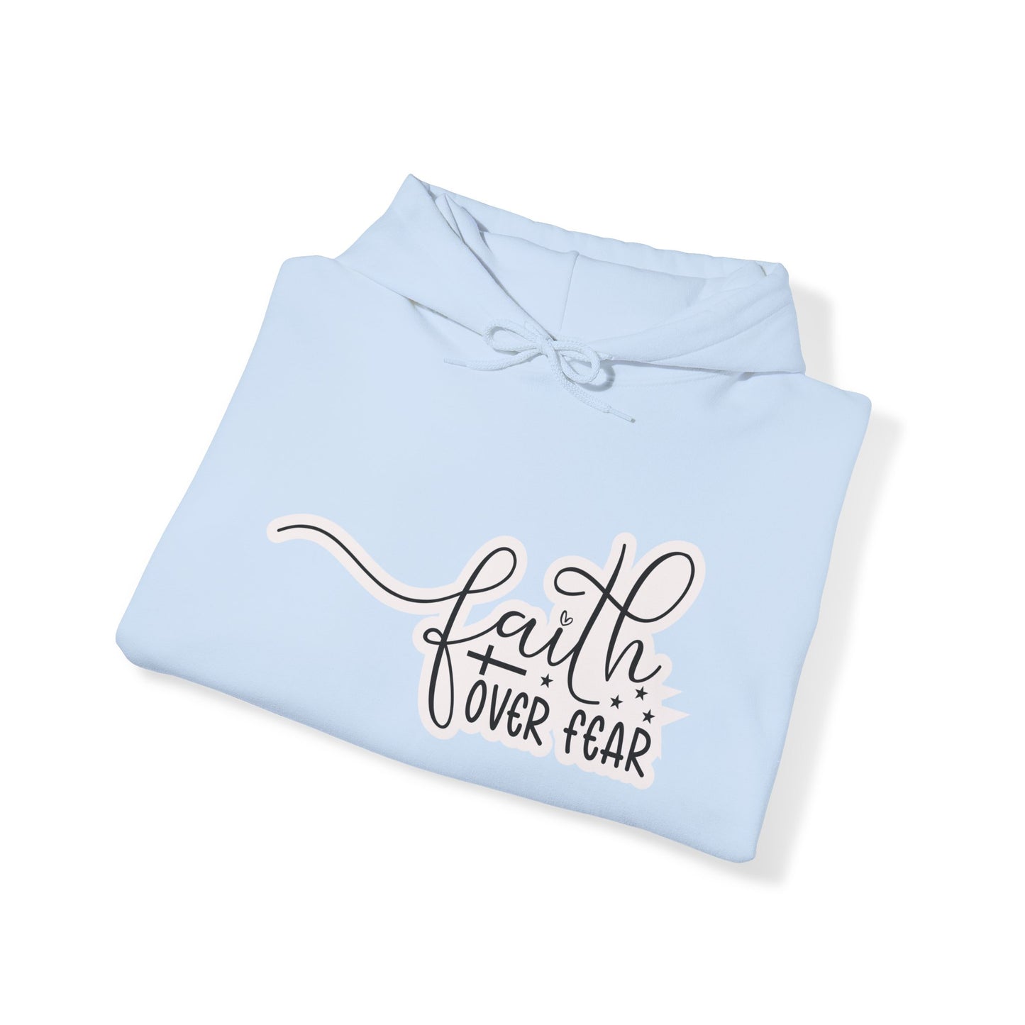 "Faith-filled Comfort: Christian Quote Hooded- Hoodie