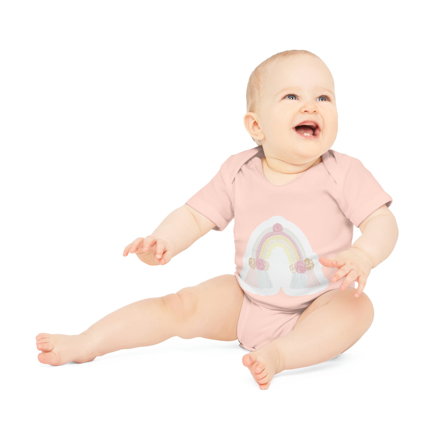 "Adorable Baby Organic Short Sleeve Bodysuit- Baby Organic Short Sleeve Bodysuit