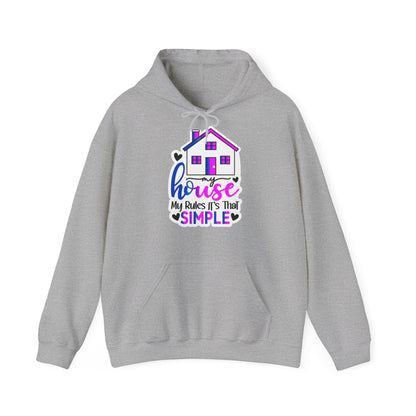 "My house, My rules" - Sass Master Hooded Sweatshirt - Hoodie