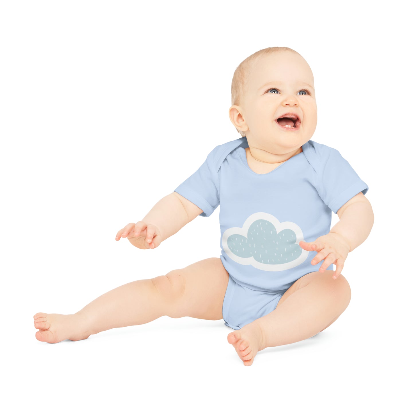 "Organic Adorableness: Baby Short- Baby Organic Short Sleeve Bodysuit