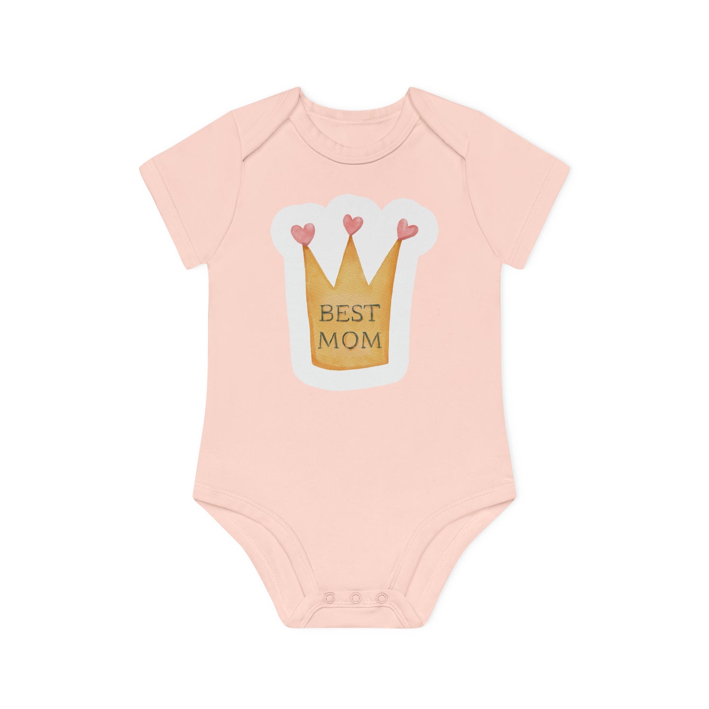 "Best Mom Prize" - Baby Organic Short Sleeve Bodysuit