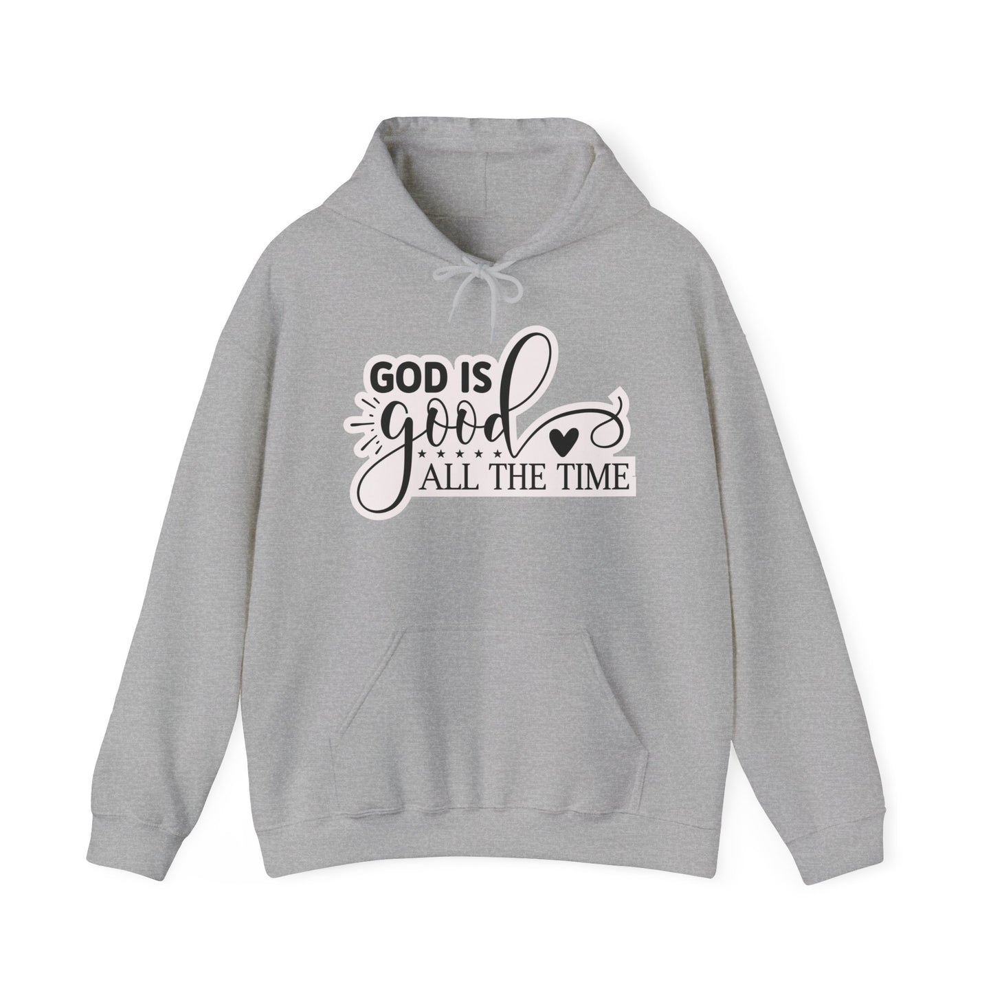 "Faith-filled Comfort: Christian Quote Hooded- Hoodie