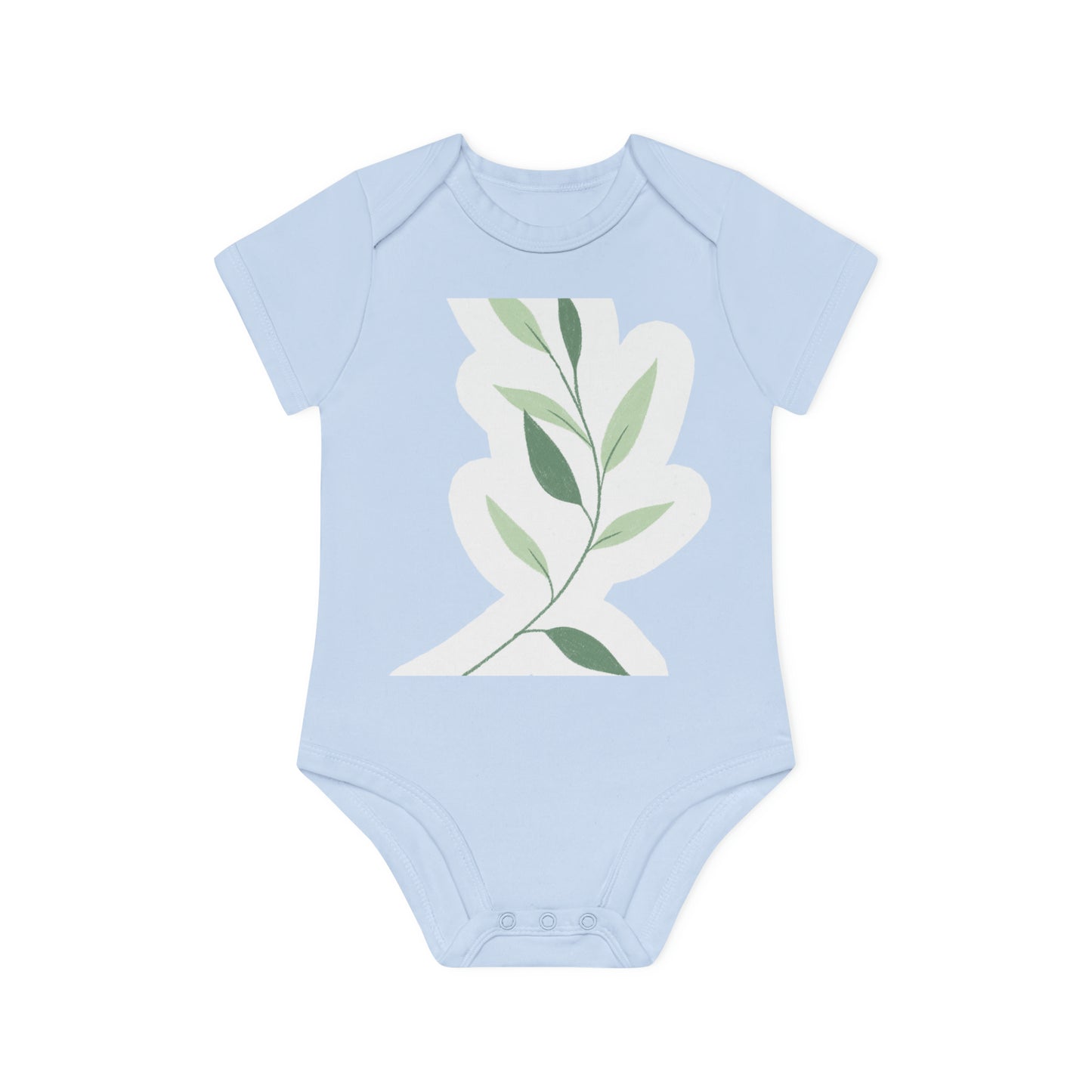 "Adorable Organic Short Sleeve Bodysuit for- Baby Organic Short Sleeve Bodysuit