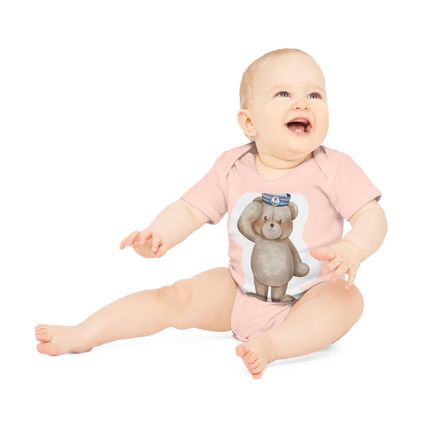 "Organic Cutie: Baby Short Sleeve Bod- Baby Organic Short Sleeve Bodysuit