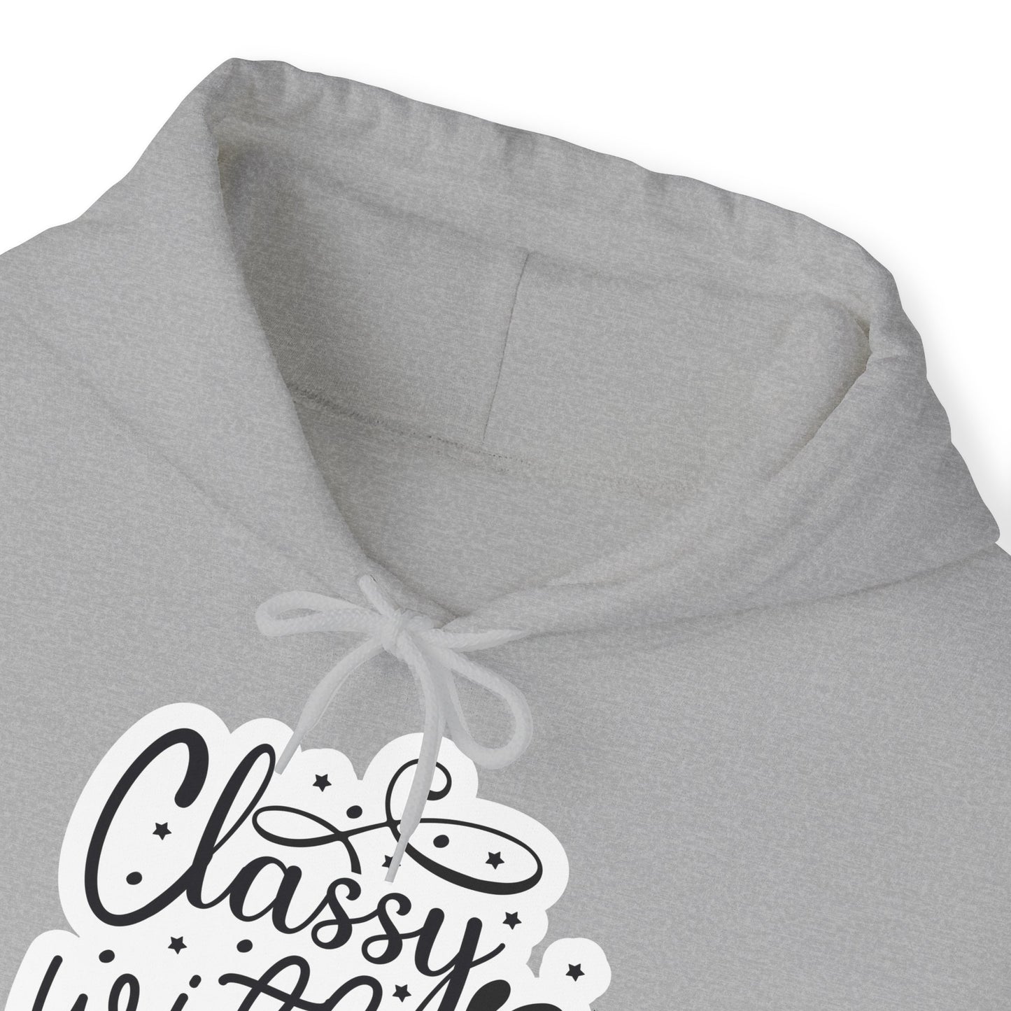 "Classy with a savage side" - Sass Master Hooded Sweatshirt - Hoodie