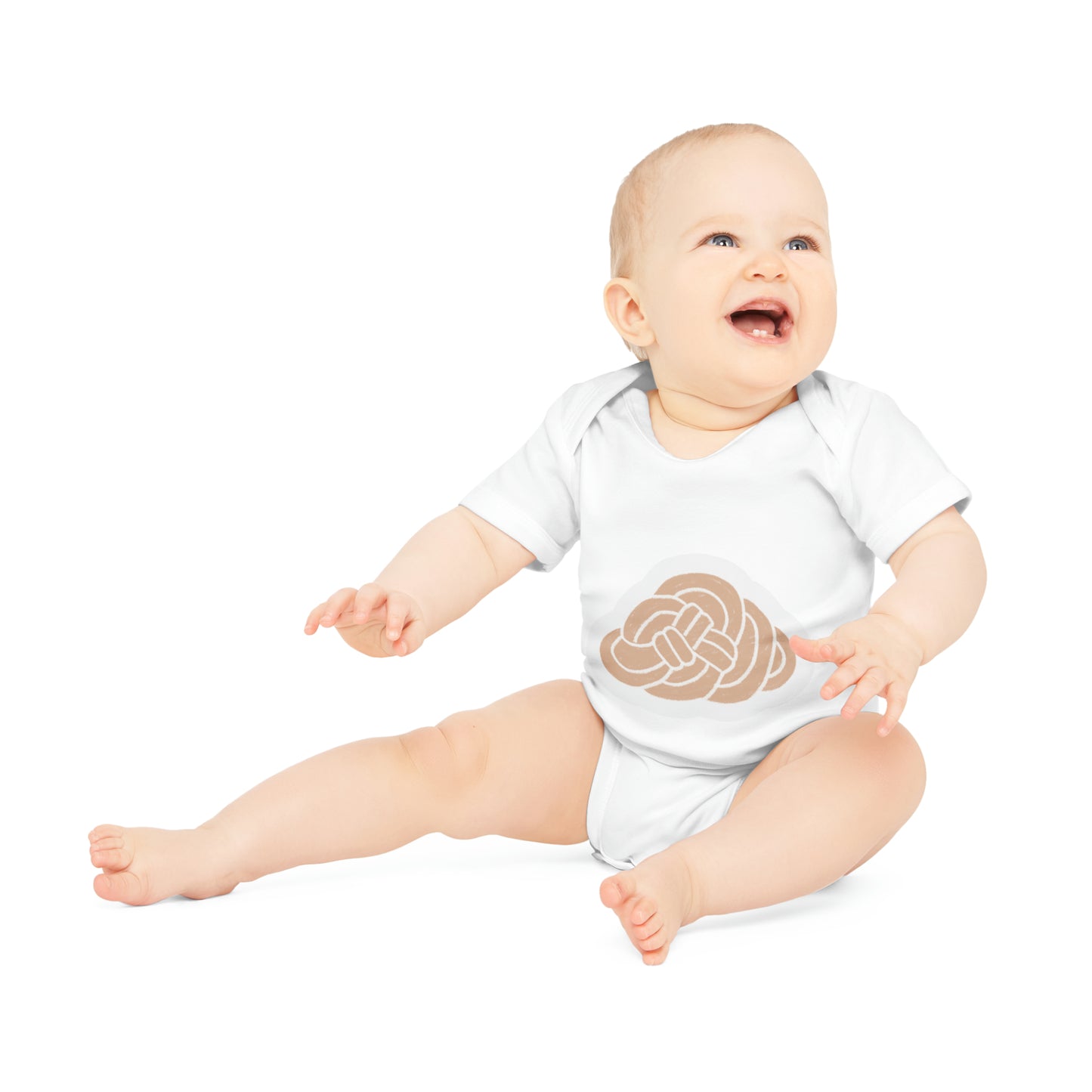 "Adorable and Organic: Baby Short Sleeve Bod- Baby Organic Short Sleeve Bodysuit