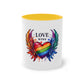 "Rainbow Love Wins" - Two Tone Mug