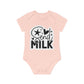 "Send Milk" - Baby Organic Short Sleeve Bodysuit