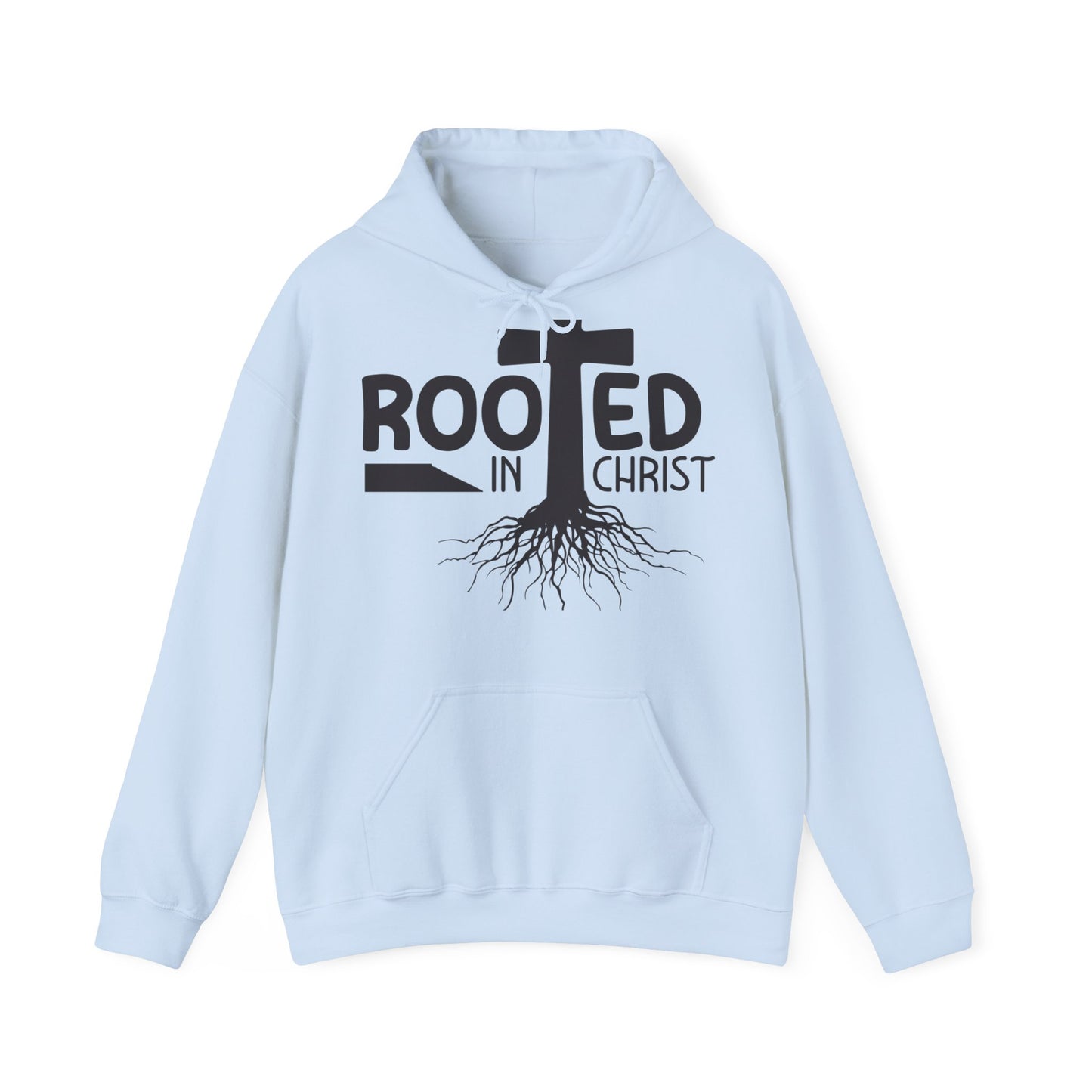 "Faith-Filled Comfort: Christian Quote Hood- Hoodie