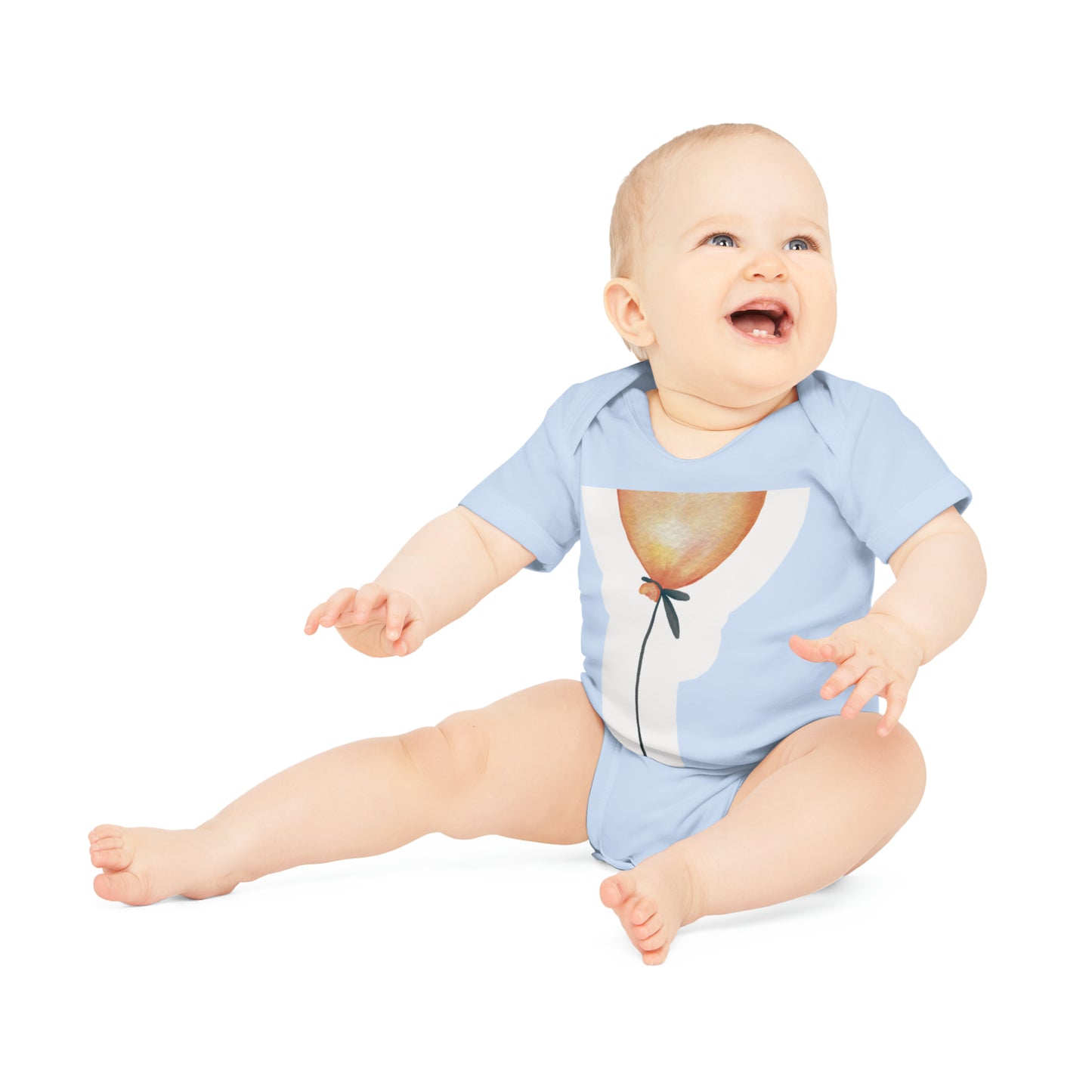 "Organic Cutie: Baby Short Sleeve Bod- Baby Organic Short Sleeve Bodysuit