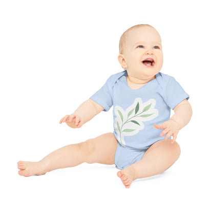 "Little Sprout Organic Short Sleeve Bodysuit- Baby Organic Short Sleeve Bodysuit