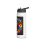 "Jesus - Flowers" - Stainless Steel Tumbler