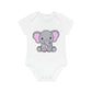 "Organic Cutie Pie: Baby Short Sleeve- Baby Organic Short Sleeve Bodysuit