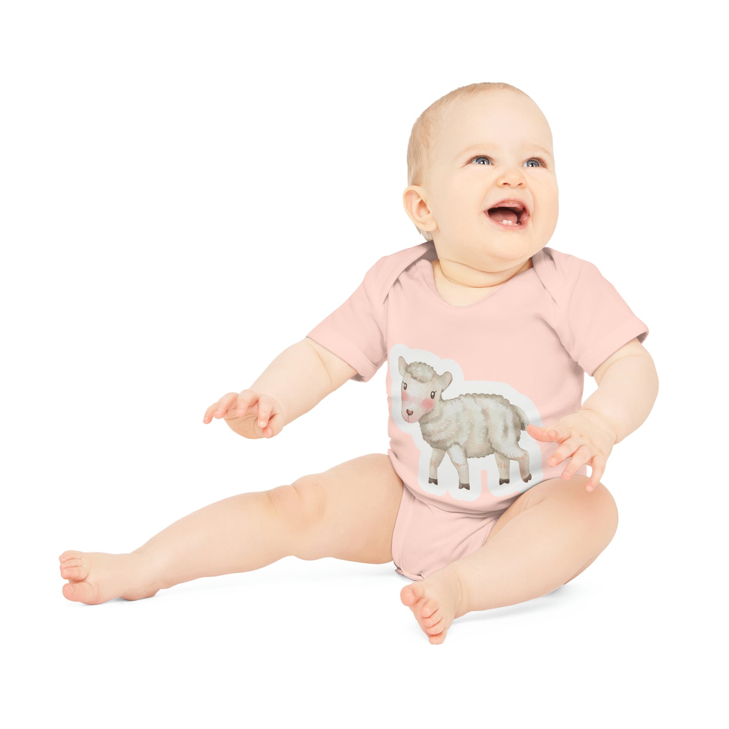 "Adorable Baby Organic Short Sleeve Bodysuit- Baby Organic Short Sleeve Bodysuit