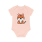 "Cute Tiger" - Adorable Baby Organic Short Sleeve Bodysuit