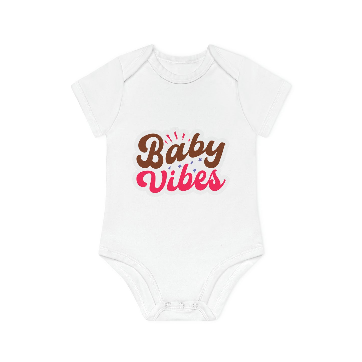 "Cuddly Cutie Baby Organic Short Sleeve Bod- Baby Organic Short Sleeve Bodysuit