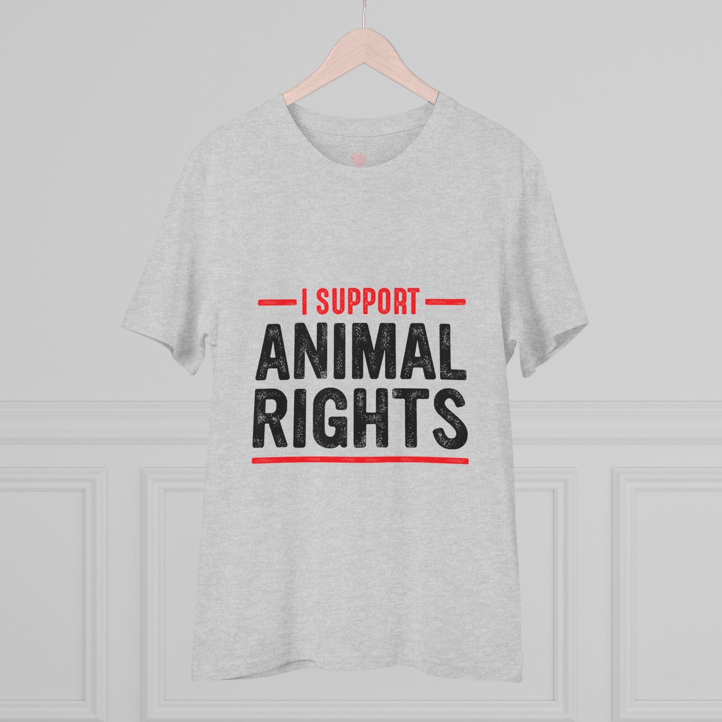 "I support animal rights" Vegan Vibes Tee - T-Shirt