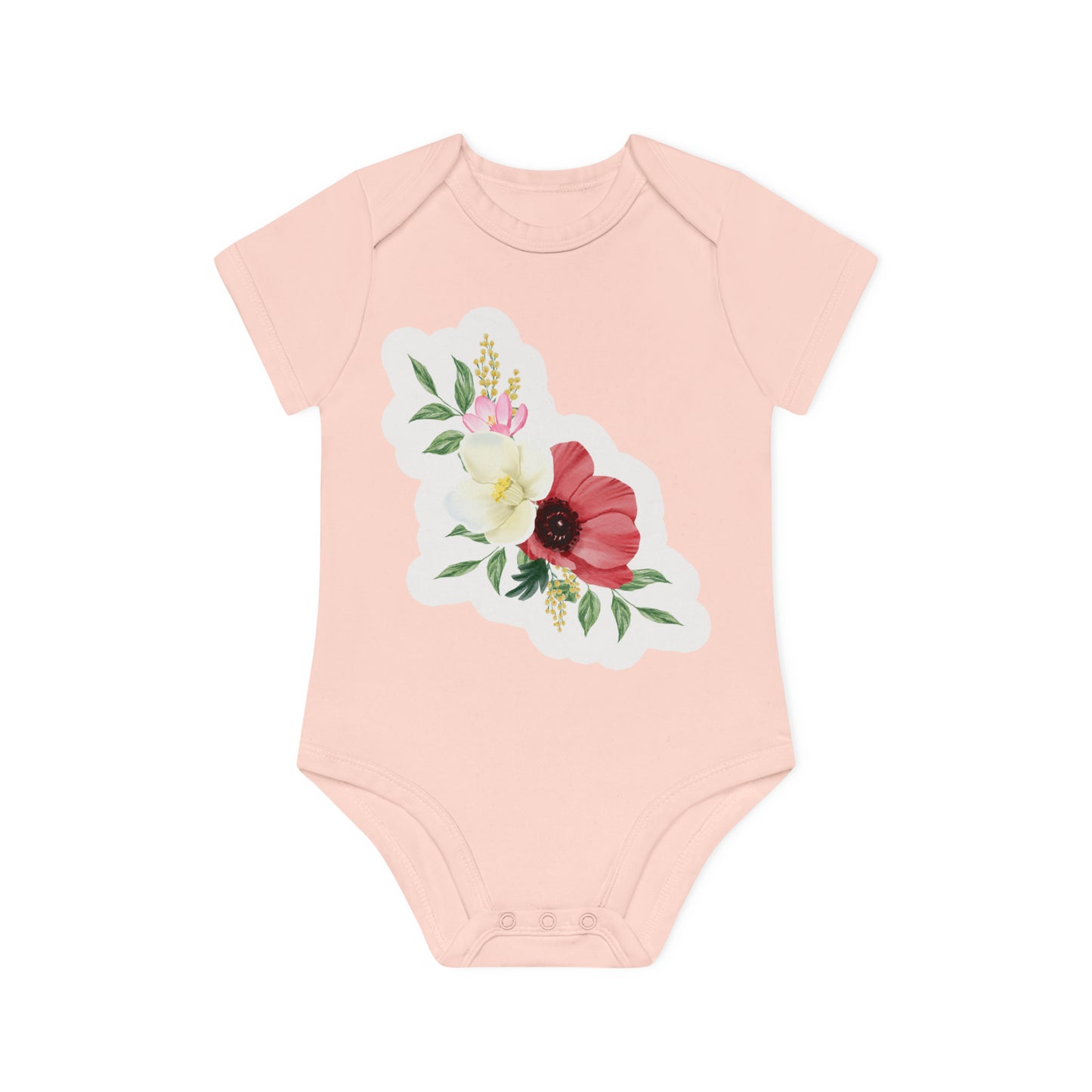 "Adorable Baby Organic Short Sleeve Bodysuit- Baby Organic Short Sleeve Bodysuit