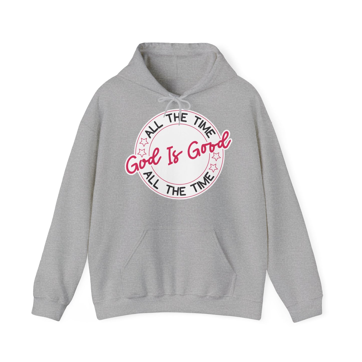 "Faith-Filled Comfort: Christian Quote Hood- Hoodie