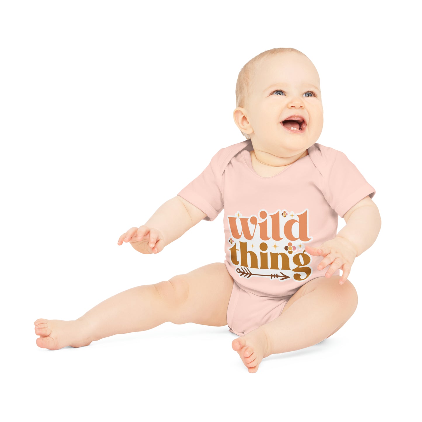 "Wild Thing" - Sweet Baby Organic Short Sleeve Bodysuit