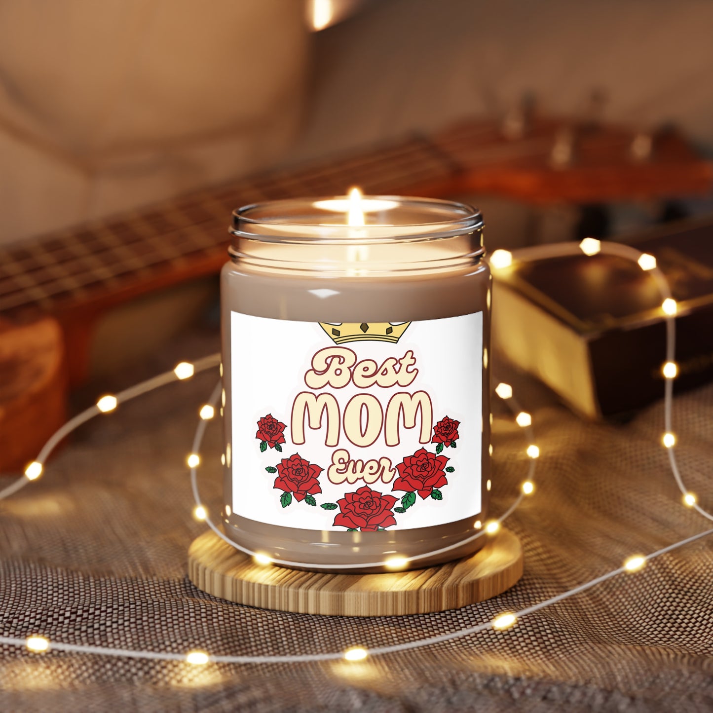 "Mom's Bliss: Lavender Scented- Scented Candle