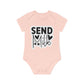 "Send Milk" - Baby Organic Short Sleeve Bodysuit