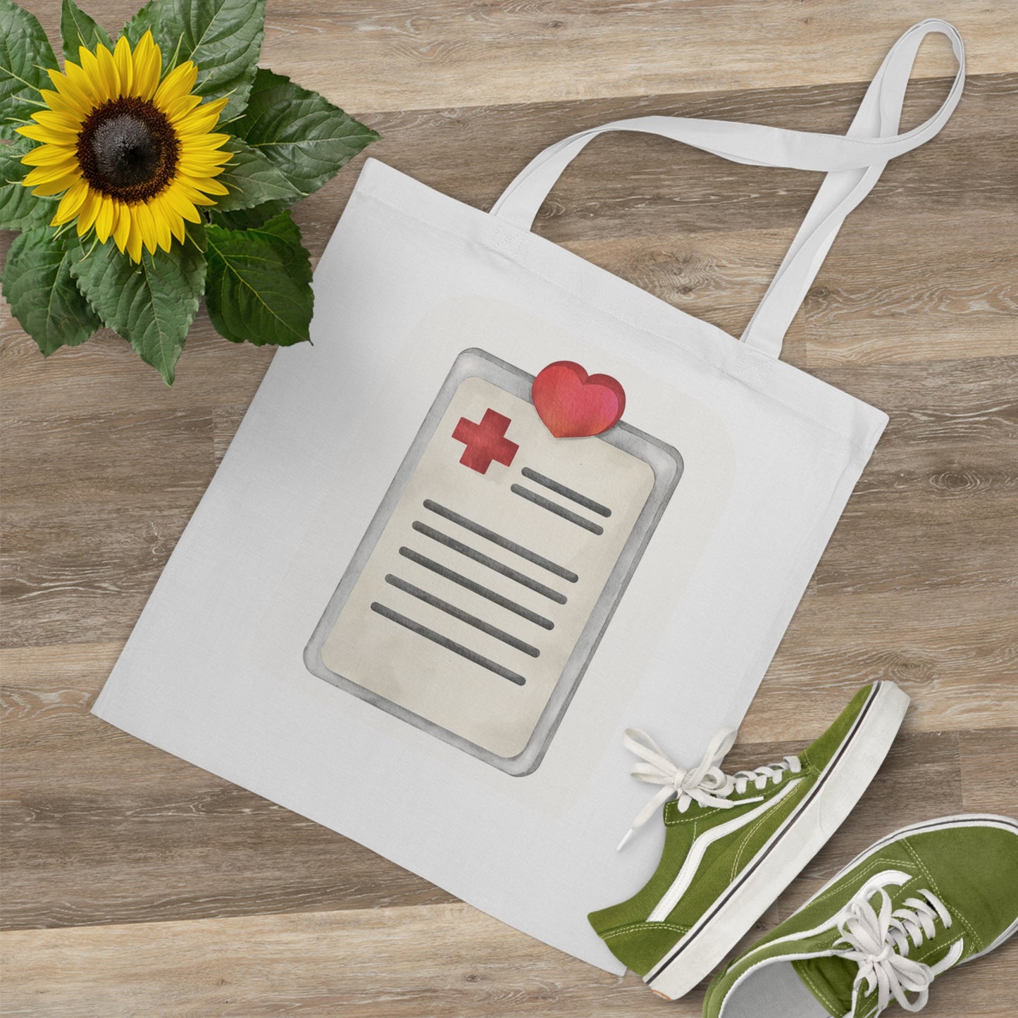 "Carry Care with You: Nurse Tote- Tote Bag