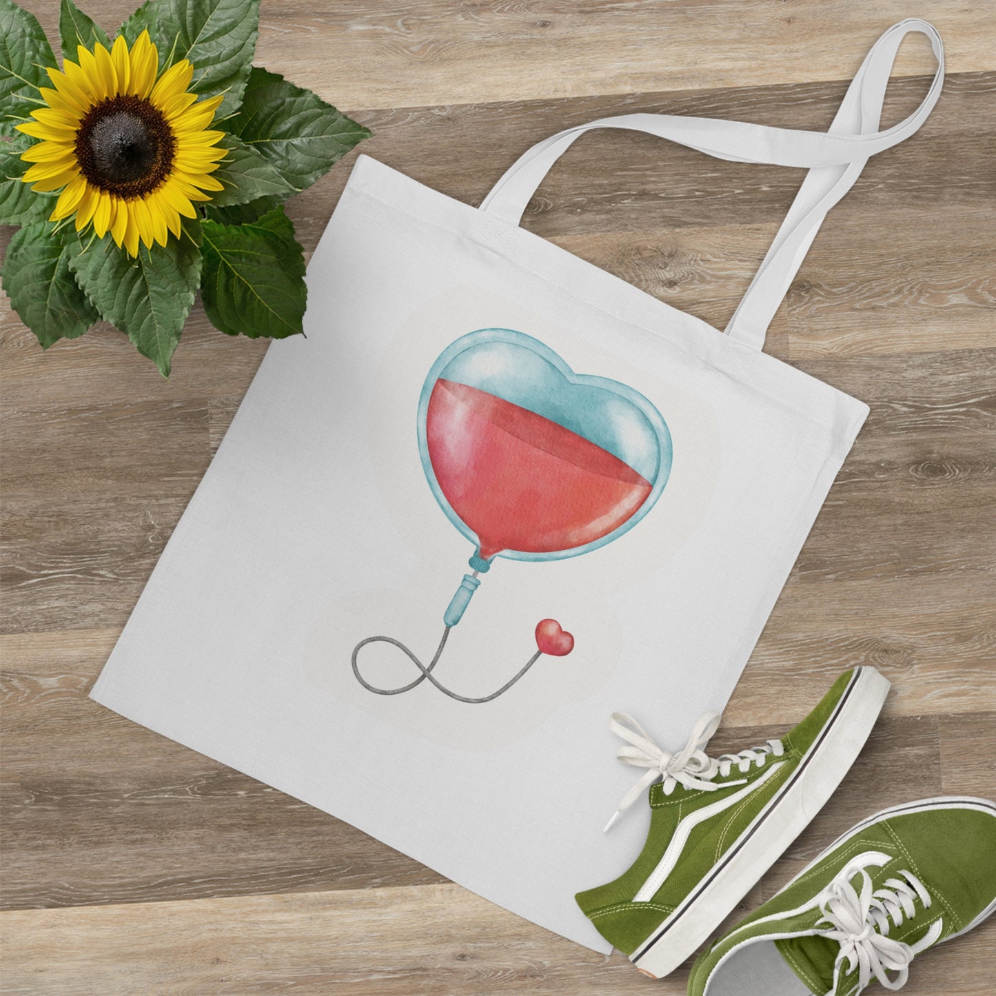 "Hero in Scrubs: Nurse Tote Bag- Tote Bag