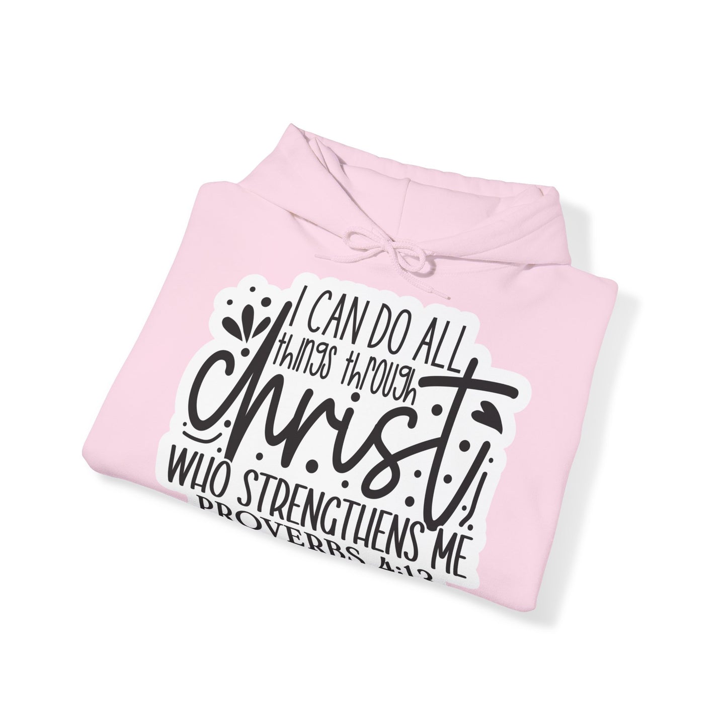 "Blessed and Cozy: Christian Quote Hood- Hoodie