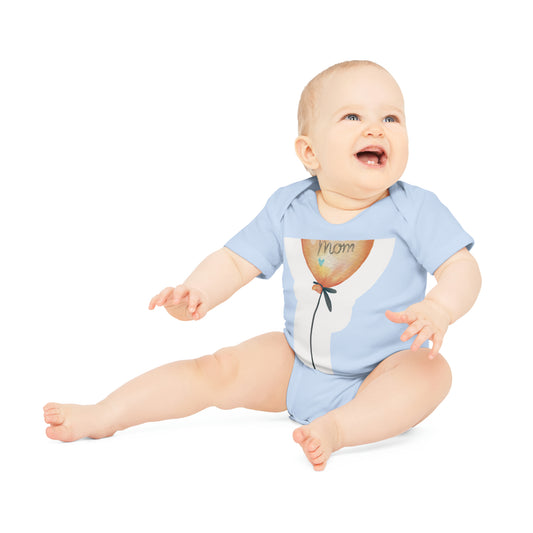 "Sweet Dreams Baby Organic Short Sleeve Bodysuit- Baby Organic Short Sleeve Bodysuit