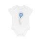 "Adorable Baby Balloon" - Baby Organic Short Sleeve Bodysuit