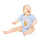 "Royalty Love" - Baby Organic Short Sleeve Bodysuit