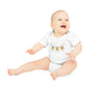 "Adorable Hearts Eco-Friendly" - Baby Organic Short Sleeve Bodysuit